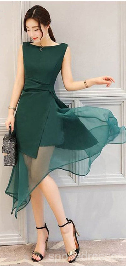 Green Jewel Sleeveless Short Homecoming Dresses Online, Cheap Short Prom Dresses,CM846