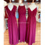 Mismatched Hot Red Chiffon Long Bridesmaid Dresses Online, Cheap Dresses, WG694