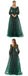 Green A-line Jewel Long Sleeves Prom Dresses Online, Evening Party Dresses,12779