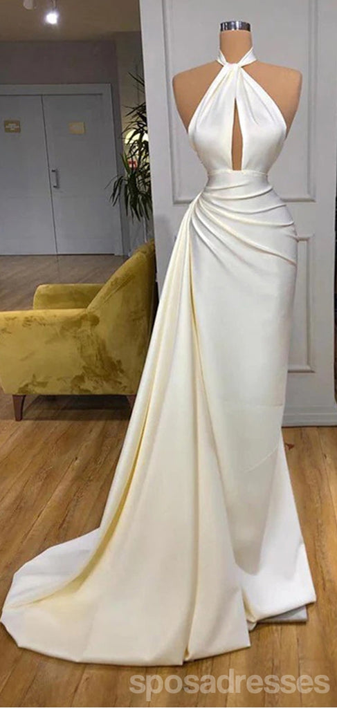 Unique Sheath Halter Cheap Long Prom Dresses Online,13000