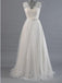 Best Sale Vantage V-Back Lace Top Simple Design Wedding Party Dresses, WD0036