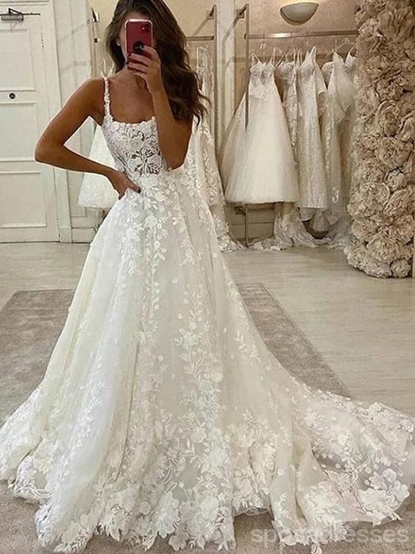 Lace Straps A-line Cheap Lace Wedding Dresses Online, Cheap Bridal Dre SposaDresses Lace Straps A-line Cheap Lace Wedding Dresses Online, Cheap Bridal Dre SposaDresses