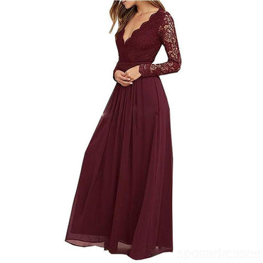 Shop Stylish Burgundy Bridesmaid Dresses | Sposadresses tagged "long-sleeves" SposaDresses Shop Stylish Burgundy Bridesmaid Dresses | Sposadresses tagged "long-sleeves" SposaDresses