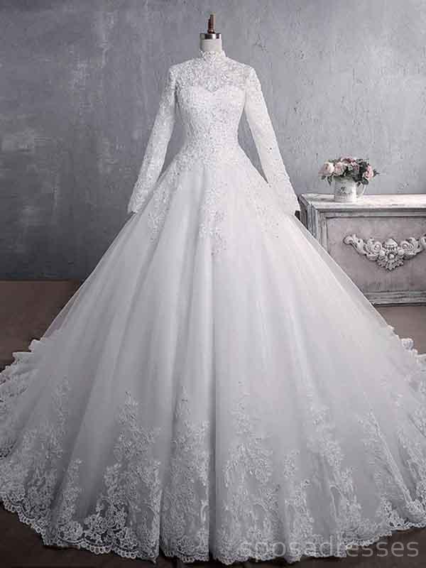 Cheap Long Sleeves High Neck Modest Wedding Dresses Online, Cheap Brid – SposaDresses Cheap Long Sleeves High Neck Modest Wedding Dresses Online, Cheap Brid – SposaDresses