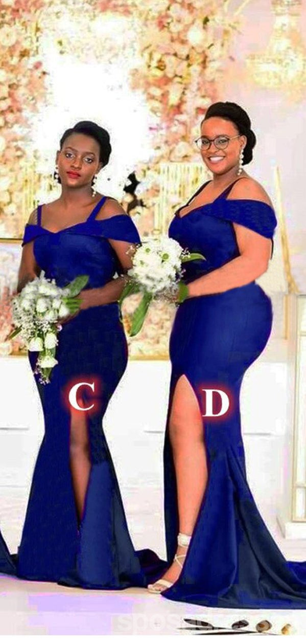 Mismatched Burgundy Mermaid High Slit Long Bridesmaid Dresses Gown Onl SposaDresses Mismatched Burgundy Mermaid High Slit Long Bridesmaid Dresses Gown Onl SposaDresses