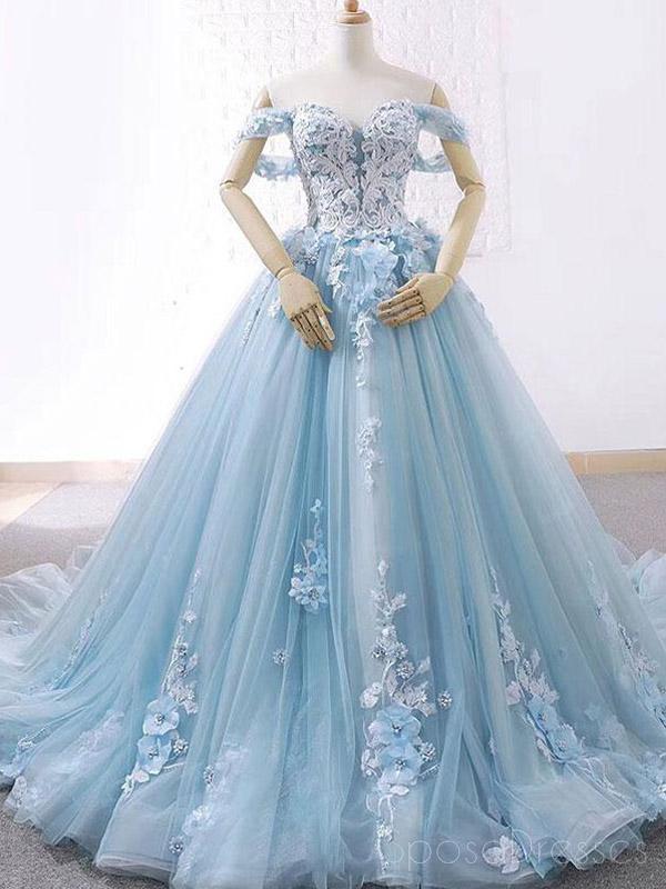 tiffany blue evening dresses Tiffany Blue Lace Tulle Overlay Off-shoulder Prom Dress