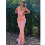 Sexy Pink Mermaid Sweetheart Cheap Long Bridesmaid Dresses,WG1498