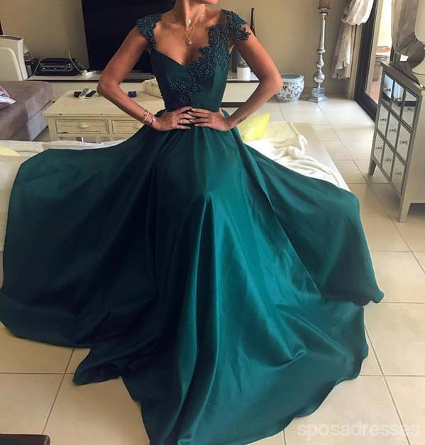 sleeves emerald green prom dress emrald green dress Long Sleeves Emerald Green Evening Prom Dresses, Cheap Sweet 16 Dresse SposaDresses-parroquiadesanalbertomagno.com