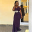 Purple Mermaid Off Shoulder Cheap Long Bridesmaid Dresses,WG1473
