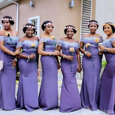 african purple bridesmaid dresses Pastel Plum Mermaid Bridesmaid Dresses NEW African Women Mermaid Bridesmaid Dresses From 54,58