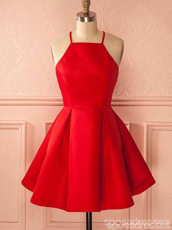 Halter Bright Red Short Homecoming Dresses Under 100, CM386 SposaDresses Halter Bright Red Short Homecoming Dresses Under 100, CM386 SposaDresses