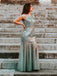 Mermaid Round Neck Sleeveless Long Prom Dresses, Sweet 16 Prom Dresses, 12395
