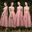 Unique Pink Short Mismatched Cheap Bridesmaid Dresses Online, WG541