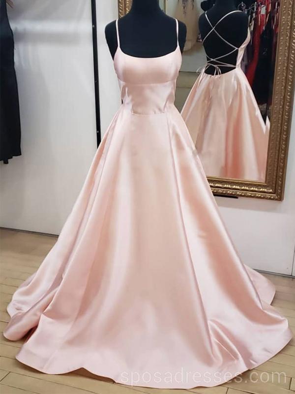 blush graduation dresses Light Pink Blush Grad Dresses Elegant A-line Blush Pink Sleeveless Lace Prom/Evening Dresses US16