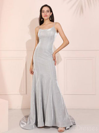 Simple A-line Spaghetti Straps Cheap Prom Dresses, Sweet 16 Prom Dresses, 12397