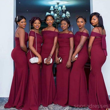 Burgundy bridesmaid dresses under 100 clearance