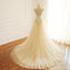 Spaghetti Strapls A-line Long  Custom Cheap Wedding Bridal Dresses, WD296